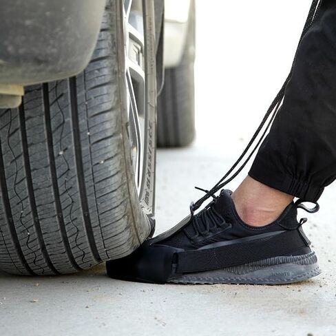 Guard Steel Toe Covers: Heavy Duty Leather Overshoes for Work Boots with Adjustable Strap (Size 5-12 US) in Kuwait