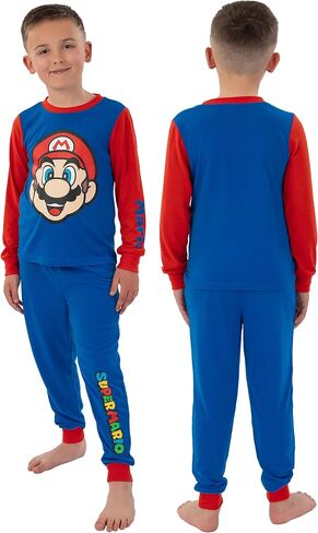 Super Mario Pajamas, 2 Pack Boys Pajamas, Gaming Boys Pjs, Mario Kids Pajama Set in Kuwait