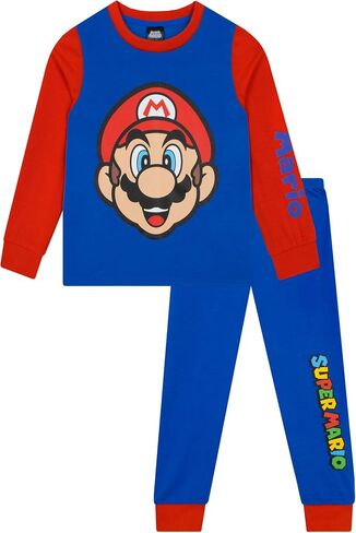 Super Mario Pajamas, 2 Pack Boys Pajamas, Gaming Boys Pjs, Mario Kids Pajama Set in Kuwait