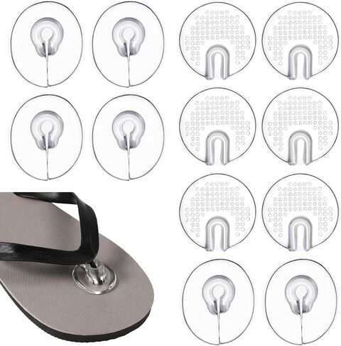 6 Pairs Silicone Gel Toe Guard Cushions Thong Sandal Toe Protectors Pad Heel Cushion Pads Insert for High Heels Sandals Slippers in Kuwait