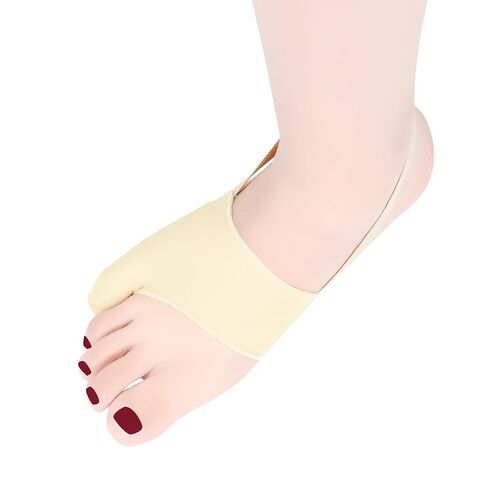 Tailors Bunion Sock 1Pair (Beige-M/L) Bunionette Sleeves Built-in Gel Pads Silicone Cover Guard With Non-slip Strap to Prevented Bunion Pinky Toe Pain, Treatment Bunionette,Overlapping toe in Saudi Arabia