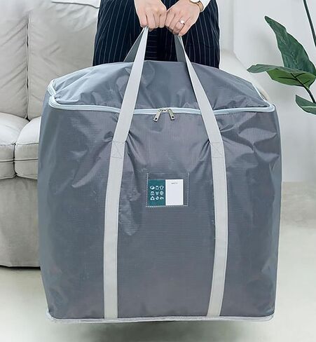 Multipurpose Oversize Moving Bag Oxford Cloth Heavy Duty Duffel Packing Bags Household Clothing Storage Bags For Moving Storage Camping and Travel (Red, 129L) in Kuwait