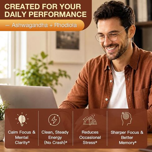 NATURE TARGET Ashwagandha Supplements for Women & Men – Ashwagandha Root Extract 1000mg with Magnesium & L-Theanine, Support Mood, Immune Health & Energy, Non-GMO, 120 Vegan Capsules in Saudi Arabia