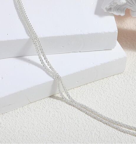 Silver Ankle Bracelet for Women, Size Adjustable Anklets for Women Non-Tarnish Waterproof Sparkly for Daily Wear Beach Party in Kuwait