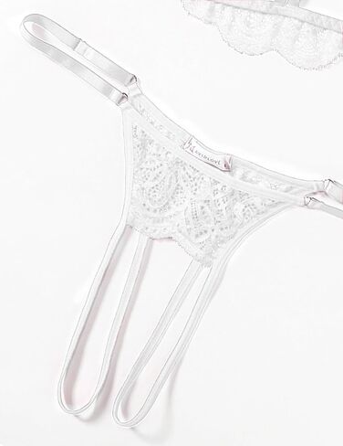 Avidlove Lingerie for Women Sexy Bra and Panty Sets Floral Lace Cutout Lingerie Set 2 Piece Outfits in Kuwait