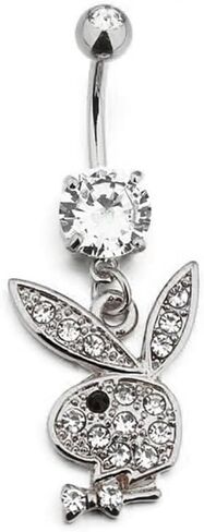 Bunny Belly Button Bunny 316 Stainless Steel Rabbit Button Ring in Kuwait