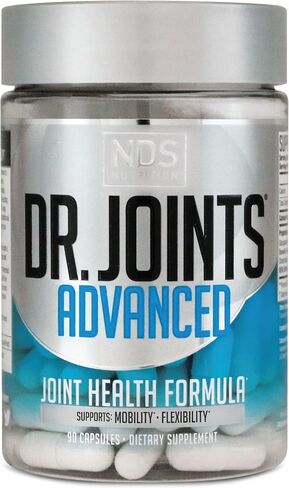 Dr. Joints NDS Nutrition Advanced - Joint Health Formula with FruiteX-B, Glucosamine & Chondroitin - Improved Mobility & Flexibility - 90 Capsules in Saudi Arabia