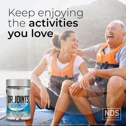 Dr. Joints NDS Nutrition Advanced - Joint Health Formula with FruiteX-B, Glucosamine & Chondroitin - Improved Mobility & Flexibility - 90 Capsules in Saudi Arabia