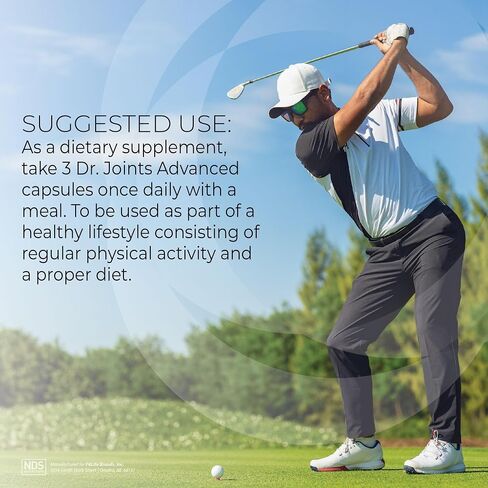 Dr. Joints NDS Nutrition Advanced - Joint Health Formula with FruiteX-B, Glucosamine & Chondroitin - Improved Mobility & Flexibility - 90 Capsules in Saudi Arabia