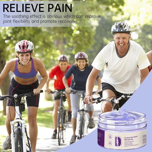 2PCS Joint Pain Relief Purple Gel Soothing Massage Cream,Joint Purple Gel Soothes Knees Lumbar Neck Hands and Feet Jointgel Activities Throughout The Body in Saudi Arabia