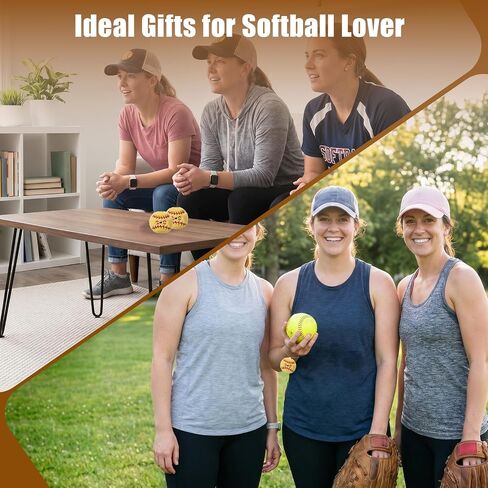 20 Pcs Softball Plush Keychain Smile Face Softball Keychain Plush Ball Prizes for Backpack Funny Sports Players Team Party Favors Gifts for Adults Group in Saudi Arabia