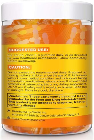 15-in-1 Magnesium Citrate Fiber Gummies with Probiotic Prebiotic for Digestion, Fiber Supplement with Magnesium Citrate 300mg, Apple Cider Vinegar 500mg, Acacia, B6, B12, 60 Orange Vegan Gummies in Kuwait