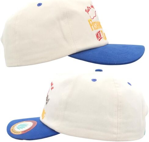 قبعة Sendero Provisions Co. Not Catching - قبعة Snapback مكونة من 5 ألواح مطرزة ولهذا السبب يسمونها صيد السمك لا يصطاد، نسيج قطني طويل، مقاس قابل للتعديل، قبعة صيد خارجية مرحة in Kuwait