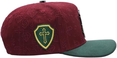 Ferreti Hats FT172 Gorra de San Judas Tadeo - San Judas Hat for Men & Women - Wine Red Saint Jude Premium Snapback Hat for Men & Women, Gorras para Hombres Originales in Saudi Arabia