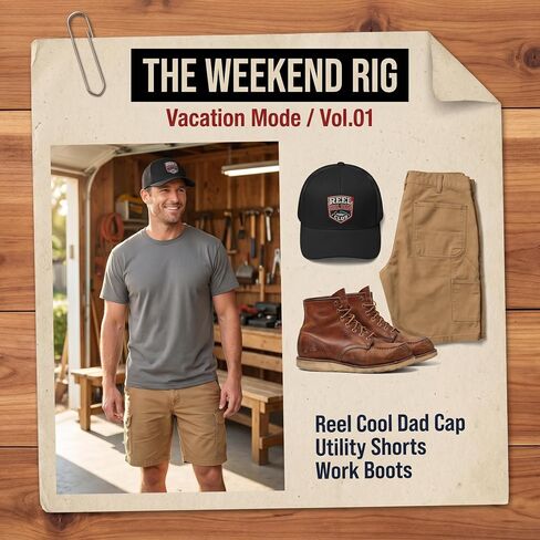 Reel Cool Dad Club Fishing Trucker Hat, Funny Embroidered Mesh Baseball Cap for Dads, Adjustable Black Fishing Hat in Saudi Arabia