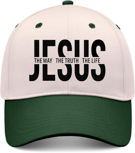 Jesus The Way The Truth The Life Baseball Cap Unisex Vintage Christian Hat Men Women Gift Trucker Hats in Kuwait