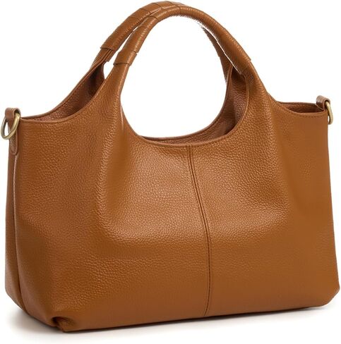 محافظ جلدية أصلية للنساء مع حزام حقيبة قابل للفصل، حقائب كتف مصممة بمقبض علوي، حقيبة يد للسيدات in Kuwait