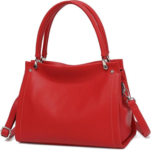 KOGTLA Lychee-textured Vegan Leather Purses for Women, Sturdy Ladies Handbags with Adjustable Satchel Strap, Tote Hobo Bags | Lychee-textured in Saudi Arabia
