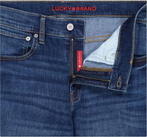 بنطلون جينز رجالي من Lucky Brand مقاس 223 من قماش الدنيم المطاطي ذو الساق المستقيمة in Kuwait