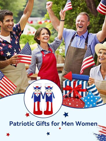 4th of July Magnetic Holding Hands Socks, Funny American Flag Socks For Men Women, USA Sock for Adults Independence Day in Saudi Arabia