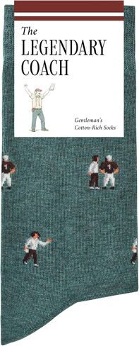 The Legendary Coach Socks – Football Coach Gifts for Men – Perfect Coaches Appreciation Gift – 1 x Pair, Size US 8-13, Green – Best Football Gifts for Coaches Boys Teens in Saudi Arabia