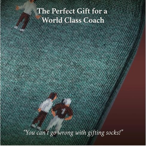The Legendary Coach Socks – Football Coach Gifts for Men – Perfect Coaches Appreciation Gift – 1 x Pair, Size US 8-13, Green – Best Football Gifts for Coaches Boys Teens in Saudi Arabia