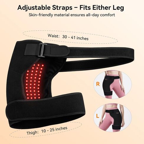 Yabuu Cordless Heated Massage Pad for Hip,Sciatica Pain Relief,Biut-in 5000mAh Battery with 3-Speed Temperature Control,Soothing Vibration,Electric Heating Pad for Lower Back,Thigh,Hips,Ideal Gift in Kuwait