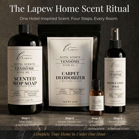 Lapew Hotel Scents Luxury Diffuser Oil | Vendôme Suite 1 | Inspired by the Ritz-Carlton | Hotel Fragrance Oil for Nebulizer & Waterless Diffuser | 10ml in Saudi Arabia