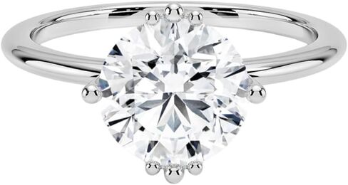 1-5 CT Moissanite Engagement Ring Colorless VVS1 10K 14K 18K Solid Gold & 925 Sterling Silver Solitaire Moissanite Engagement Ring For Her in Saudi Arabia