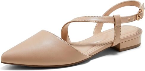 حذاء مسطح من Arromic للنساء بمقدمة مدببة حذاء مسطح مريح من الجلد كاجوال أنيق مناسب للعمل والمكتب in Kuwait