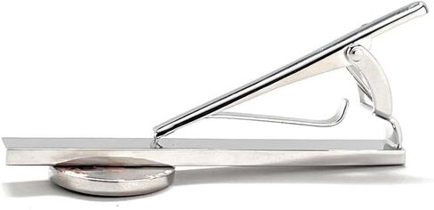 Scale of Justice Tie Clip for Lawyers – Silver Justice Symbol Tie Bar, Handmade Gift for Attorneys, Law School Graduation, Legal Professionals in Kuwait