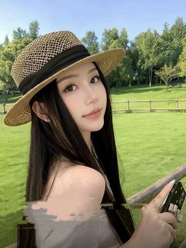 2026 New Hollow Out Straw Hat Women, Breathable Stylish Sun Hats for Sunmmer Beach Vacation Photo Essential. in Saudi Arabia