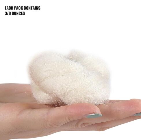 2 Packs Lambs Wool for Toes Soft Feet Cushion Toe Separator Lambs Wool Corn Cushion Pads Blister Prevention Bunions Callus Remover Cushions Hammer for Hiking, Dance, Walking 3/8 oz in Saudi Arabia