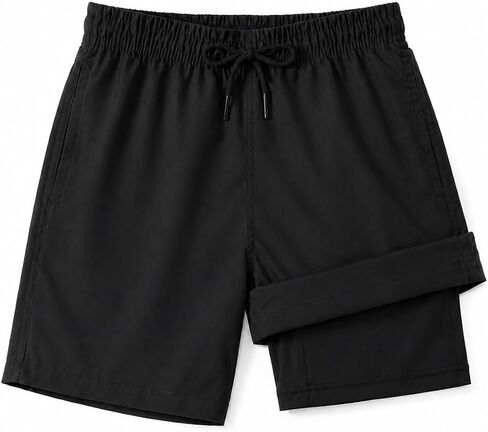 KAILUA SURF Boys Swim Trunks with Compression Liner, High-Visibility Safety Colors and American Flag, Quick Dry Kids Shorts in Saudi Arabia