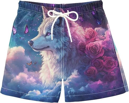 Watercolor Green Sea Turtles Toddler Beach Board Shorts Boys Swim Trunks Quick Dry Swimwear Bathing Suits 2-12 Years in Saudi Arabia