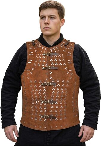 Lord of Battles Medieval Brigandine Knight Armor 15th Century Leeds Brigandine Perfect for LARP, Cosplay, Halloween Costume in Kuwait