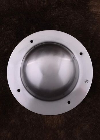 Ulfberth Shield Boss 14 Gauge (2 mm) Battle-Ready Viking Umbo with Rivets for DIY Shield Making, Medieval LARP & Reenactment in Saudi Arabia