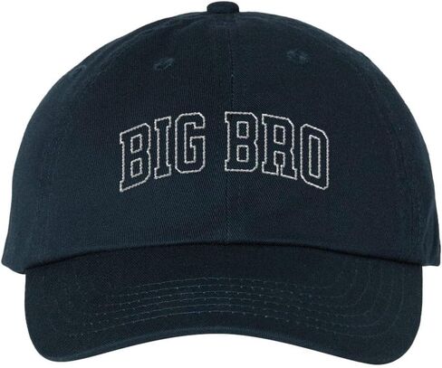 Youth Kids Big Bro Embroidered Baseball Cap Adjustable Cotton Dad Hat in Kuwait