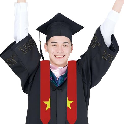 Vietnam Students Haiti Graduation Stole Haiti Country Flag Graduation Sash 5 X 72 Inches in Kuwait