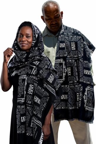 Confidence Scripture Prayer Scarf for Women & Men - 100% Organic Cotton, 28x79, Bible Verses for Courage (Canvas Bag) in Saudi Arabia