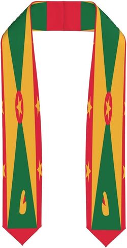 Vintage Graduation Stole Scarf Shawl Sash for Abroad Student International Study in Kuwait