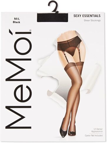 MeMoi Women's Crystal Sheer Sheer Toe Stockings in Kuwait