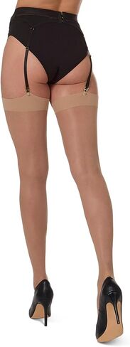 MeMoi Women's Crystal Sheer Sheer Toe Stockings in Kuwait