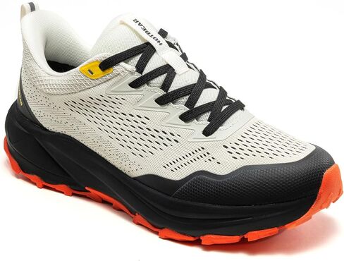 Men's Trail Running Shoes with Arch Support, Lightweight Cushioning Walking Sneakers, Slip-Resistant Outdoor Fitness Gym Workout Shoes, Breathable Athletic Hiking Footwear in Saudi Arabia