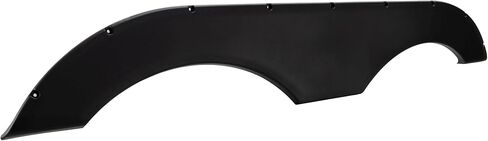 Recpro Tandem Trailer Fender Skirt for RVS ، المعسكر والمقطورات | 4 ألوان للاختيار من بينها (الأسود ، 2 حزمة) in Kuwait