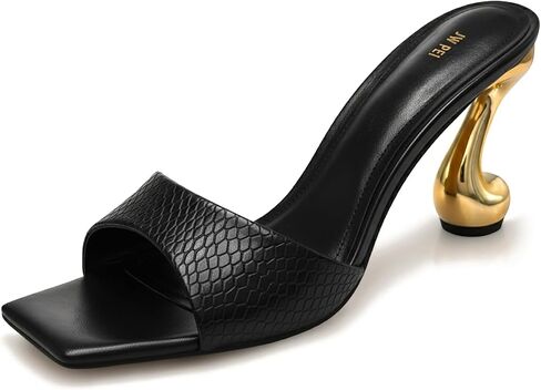 JW PEI Women's Hannah Snakeskin Heel Mules in Kuwait