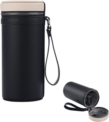 Sunglasses Travel Case 3 slots - Eyeglasses Holder Box Recycled PU Leather Glasses Storage and Display in Saudi Arabia