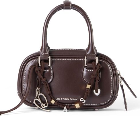Amazing Song Leather Mini Crossbody Purse For Women Small Satchel Bags With Adjustable Shoulder Strap in Saudi Arabia