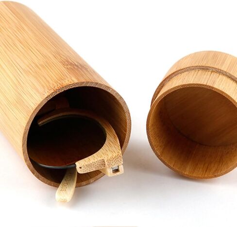 Angoily Cylinder Sunglasses Storage Box Eyewear Case Hard Protective Container for Travel and Daily Use in Kuwait