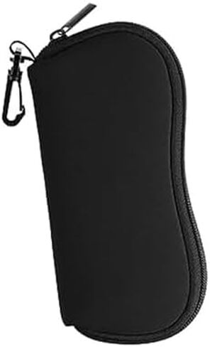 Sunglasses Soft Case Ultra Light Neoprene Zipper Eyeglass Case With Belt Clip in Kuwait